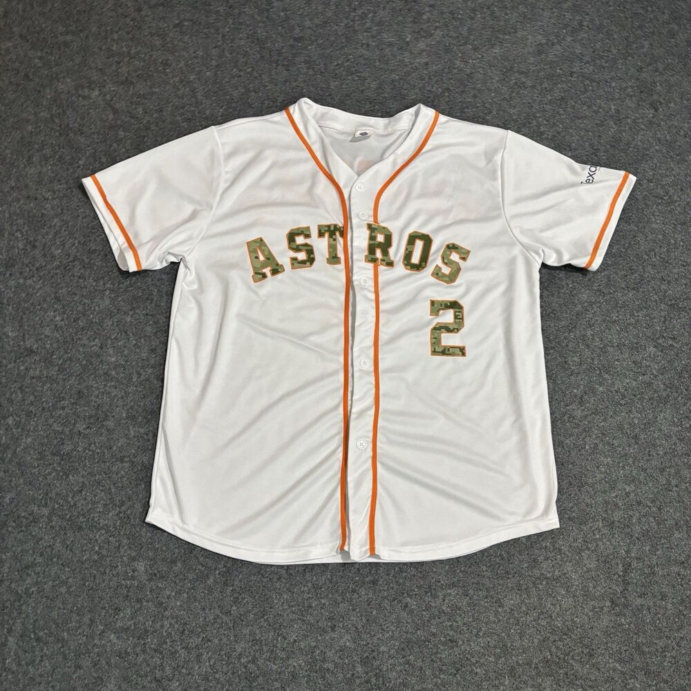 Houston Astros Alex Bregman Jersey Size XL Camouflage